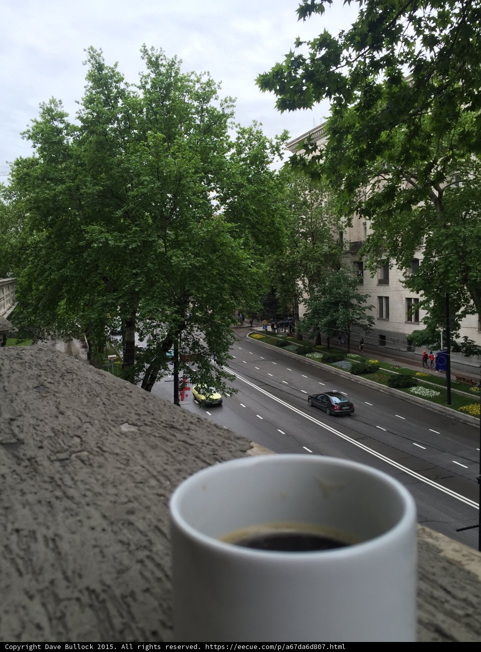 Coffee with a View in Tbilisi