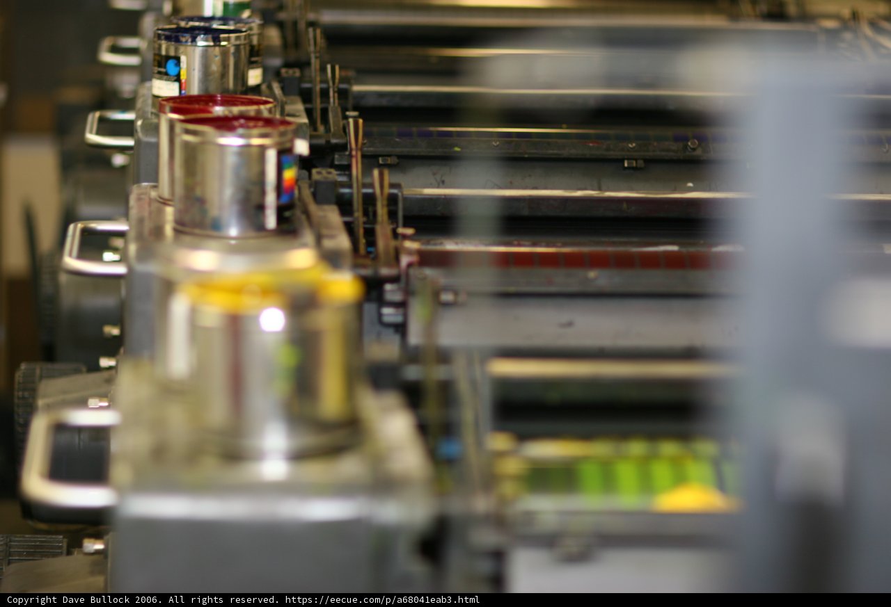 Printers in a Factory Line