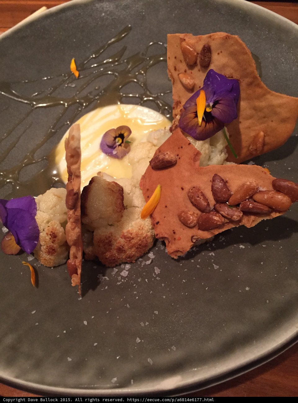 Artistic Cauliflower Dish in Austin
