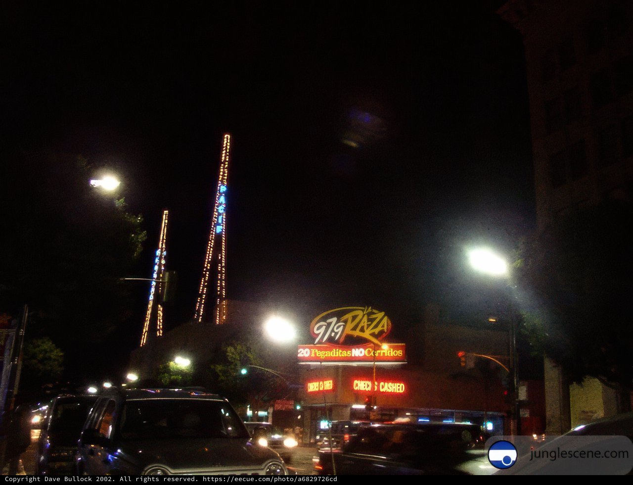Night Street Scene in a Metropolis
