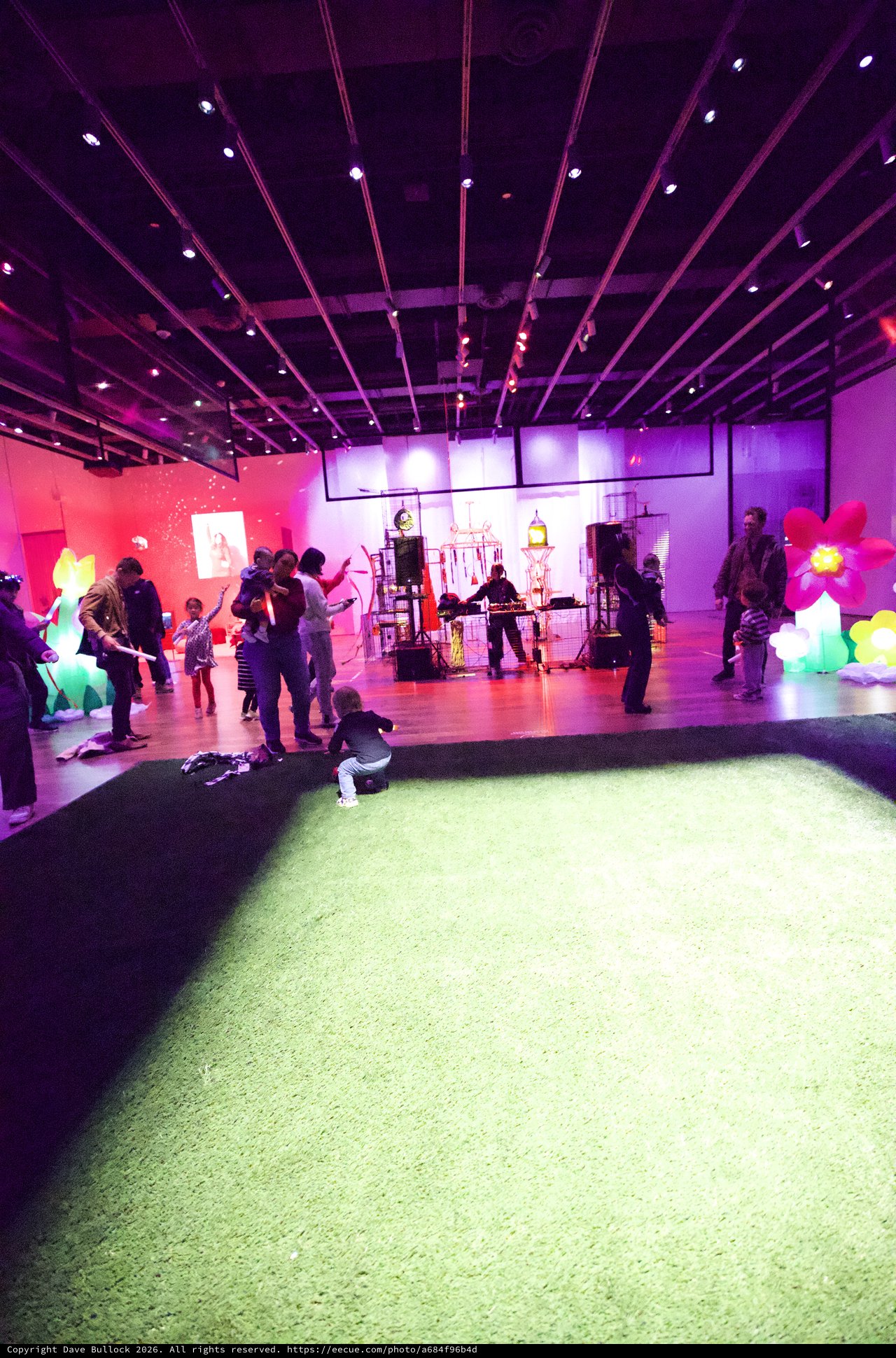 Baby Rave Dance Floor at Asian Art Museum