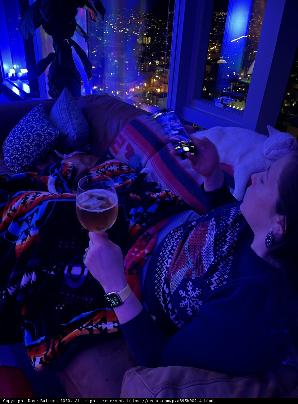 Relaxing on the Couch