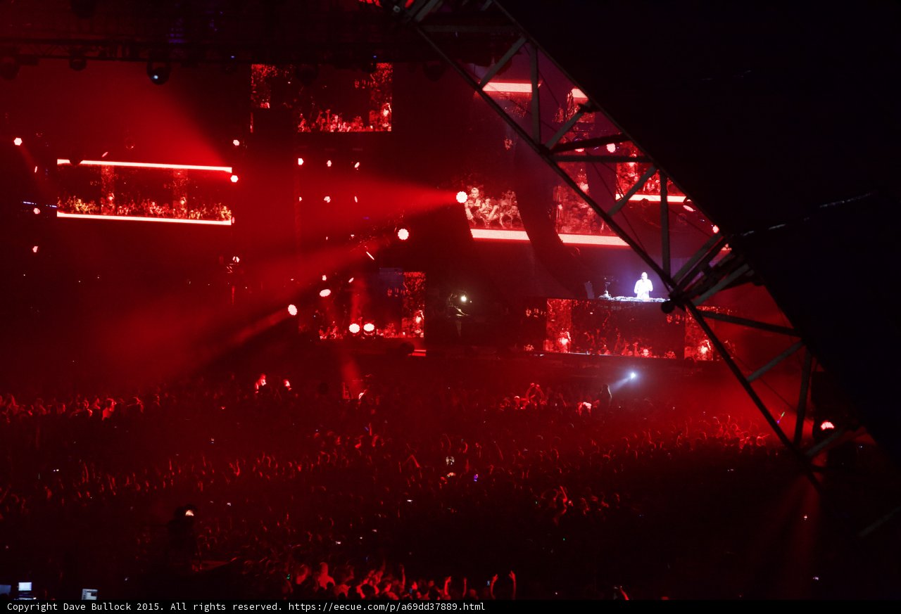 Red Spotlight Rock Concert