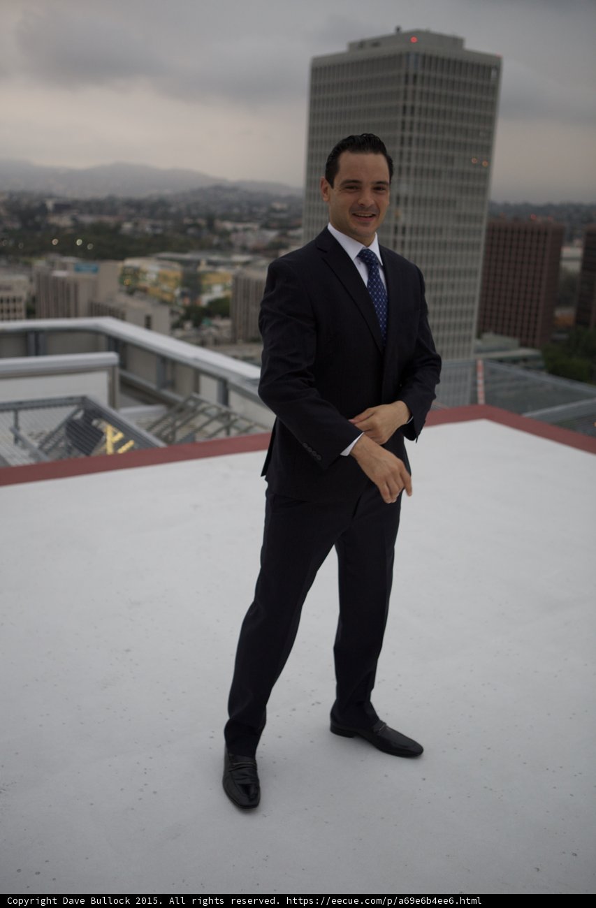 The Suited Man on the Roof