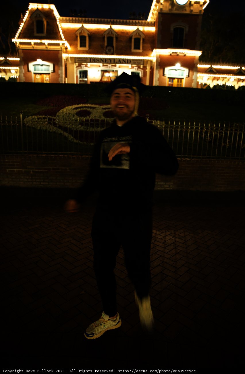Nighttime Run at Disneyland