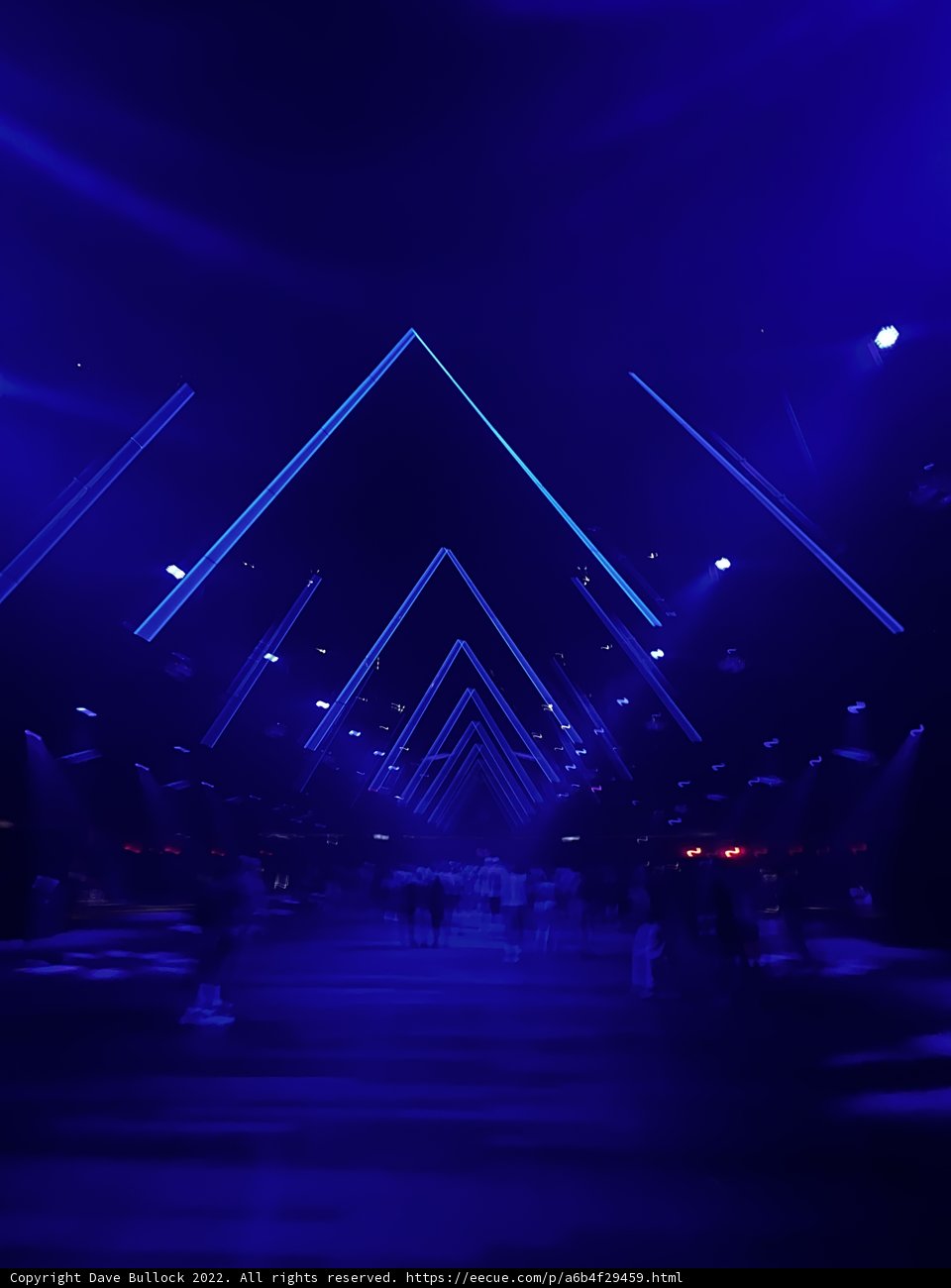 Blue Lights and Urban Vibes
