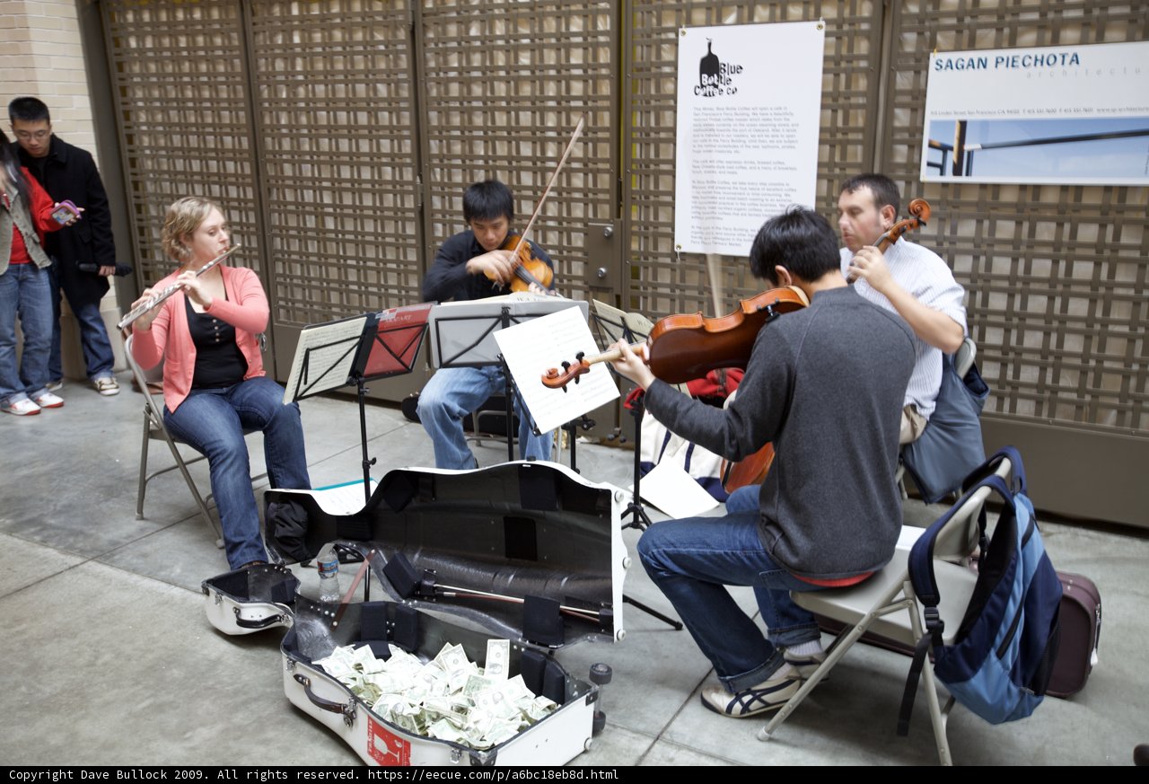 A Musical Performance Outdoors