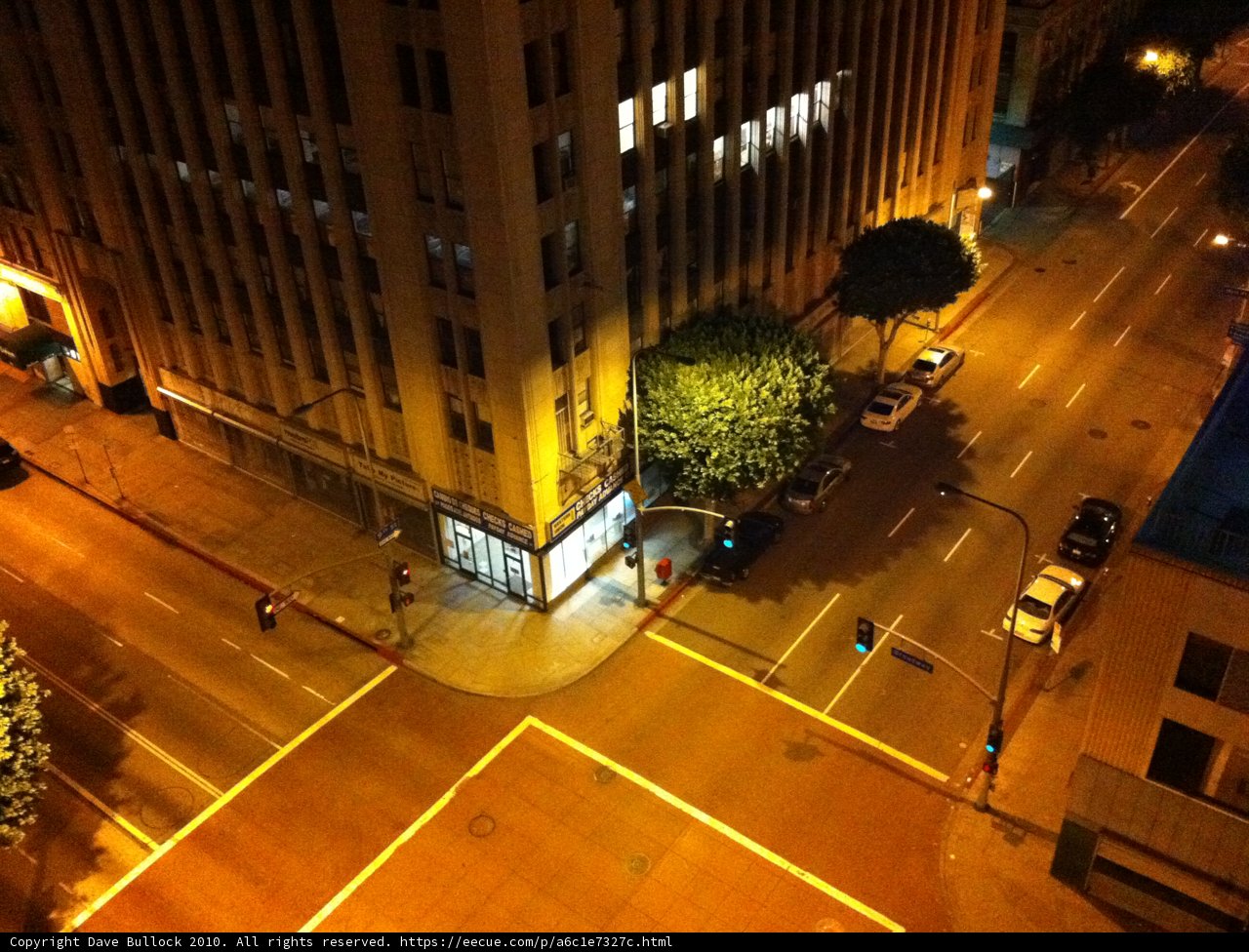 Night Scene of Downtown LA