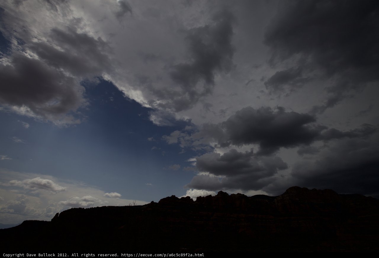 A Stormy Day in Sedona