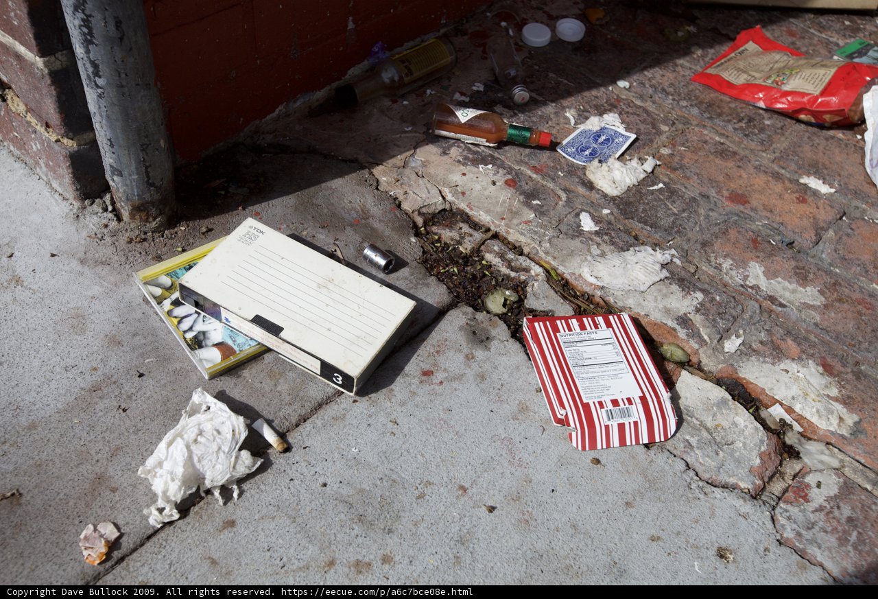 Trash Heap by the Wall
