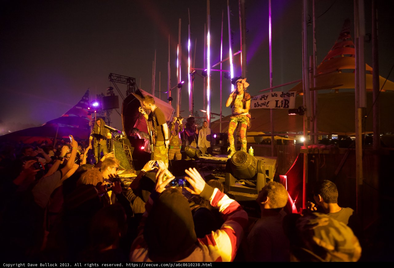 Coachella Stage Lights Up the Night with a Rocking Crowd