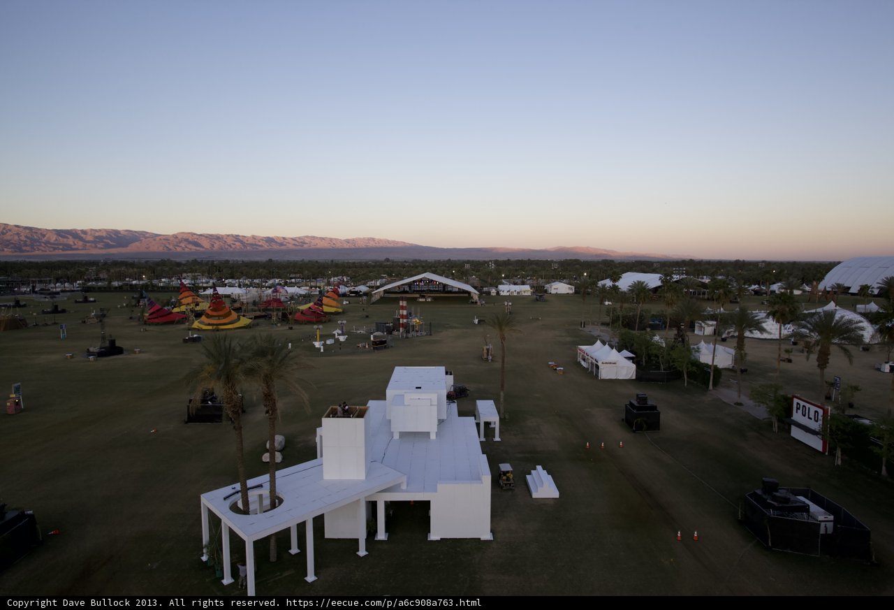 The Grand White Tent at Coachella