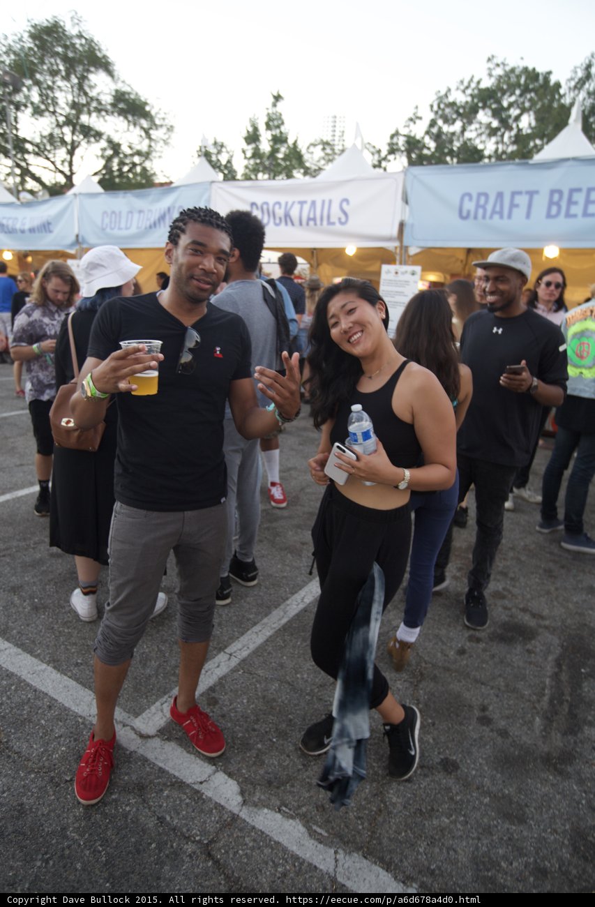 Friends Smiling Beer Garden