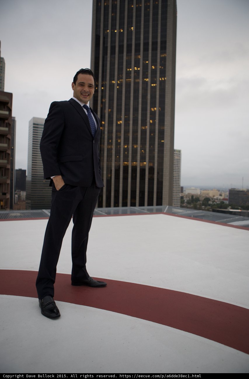 The Businessman at the Rooftop