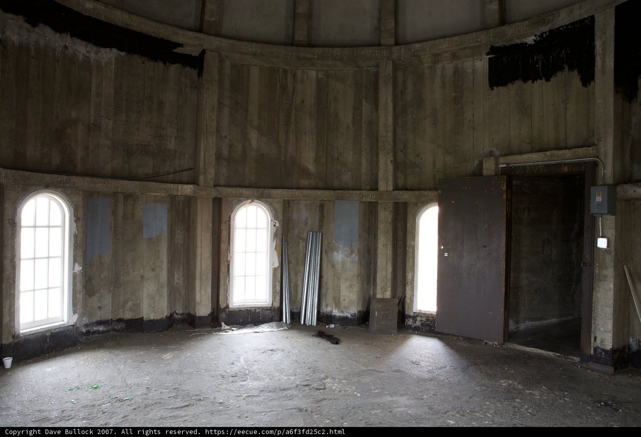 Circular Window in an Old Building