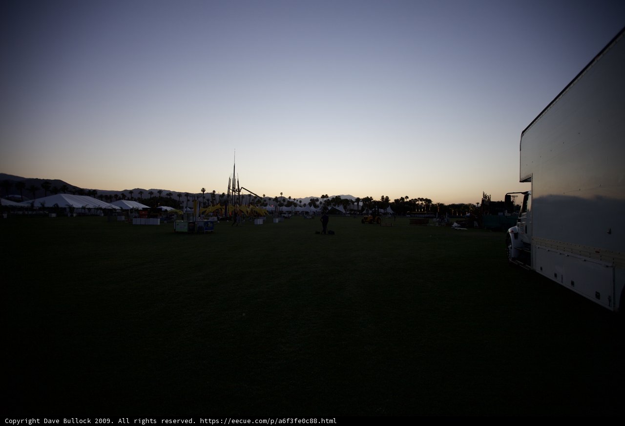 Serene Sunset at Palm Springs Festival