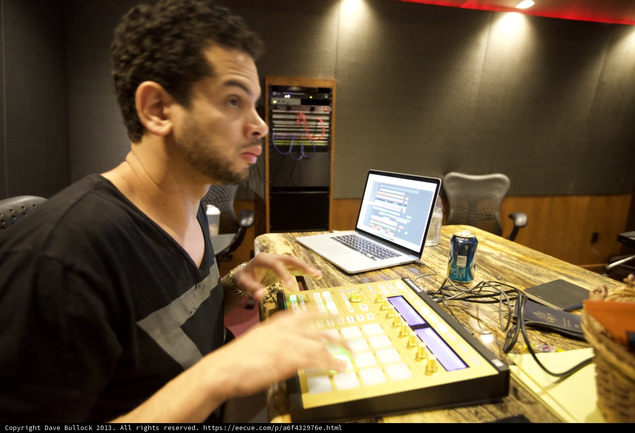 Working Hard in the Studio