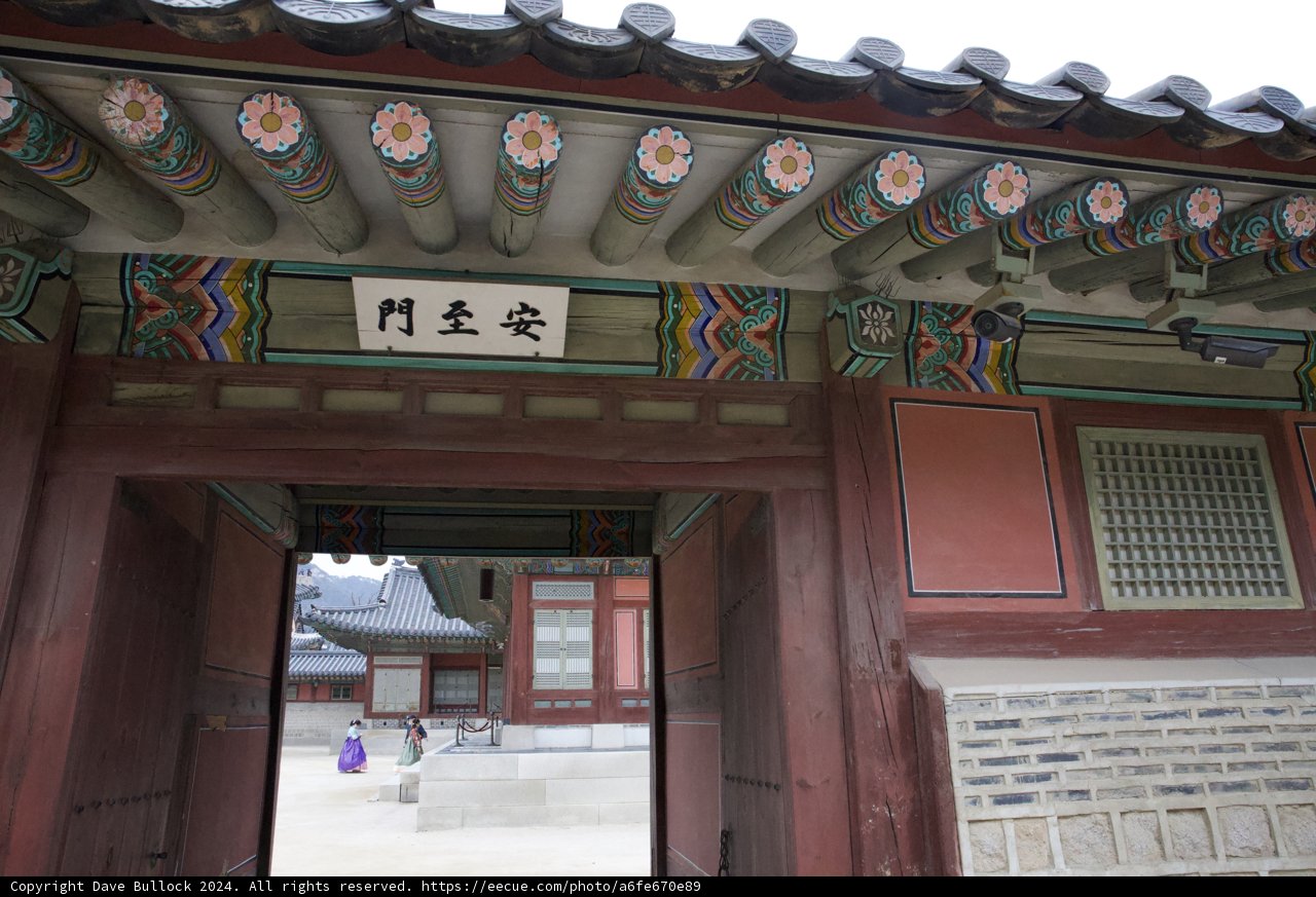 The Enigmatic Red Door of the Korean Monastery