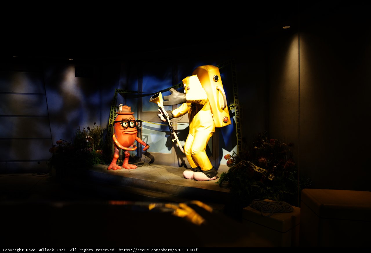 The Vibrant Yellow Suit Statue