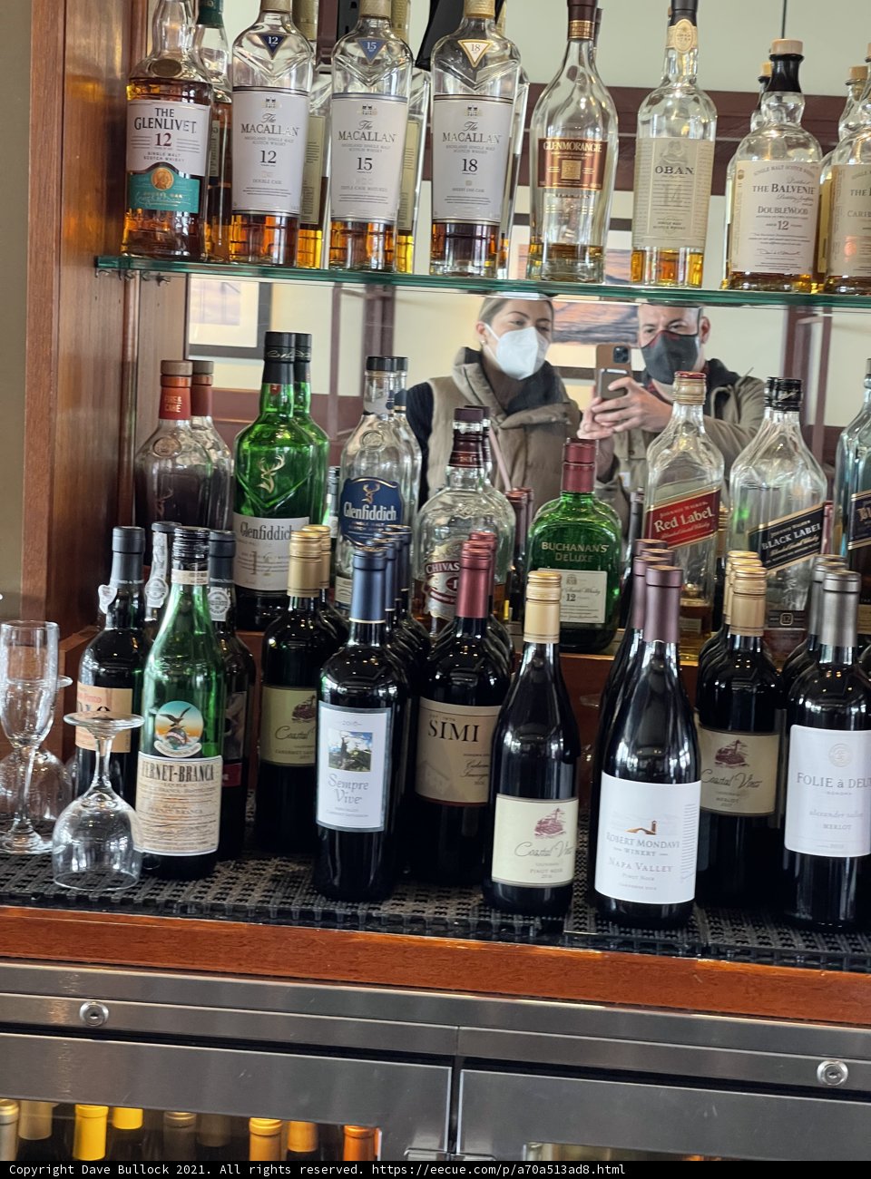 The Extensive Collection of Spirits at PIER 39