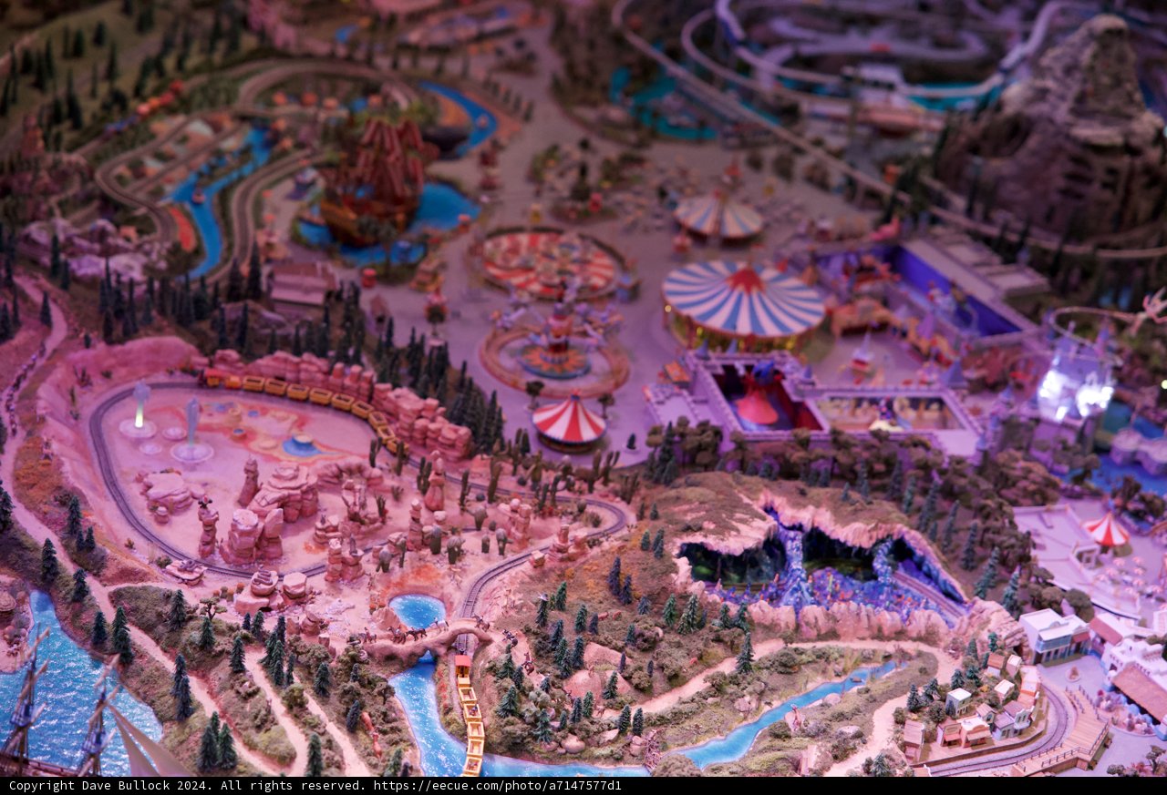 Futuristic Amusement Park Model