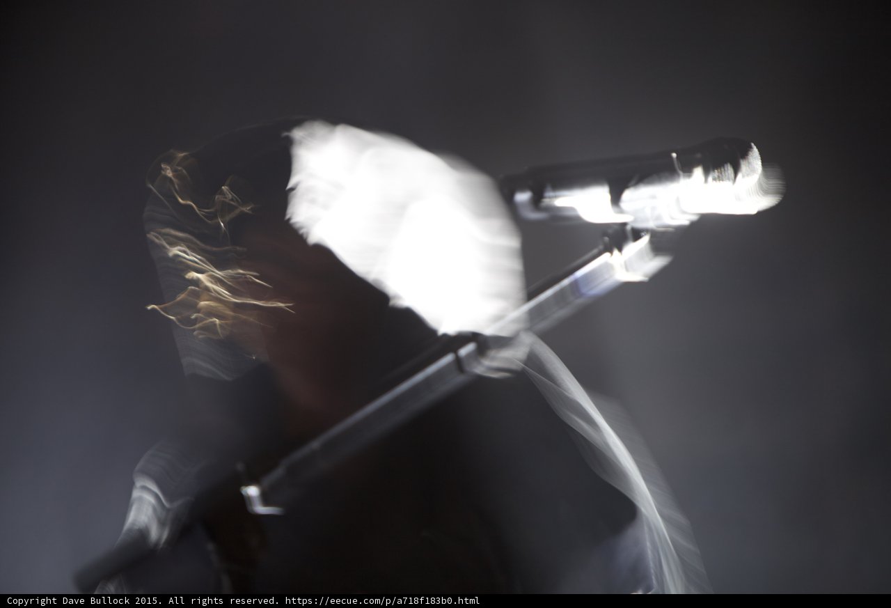 Hooded Performer Motion Blur