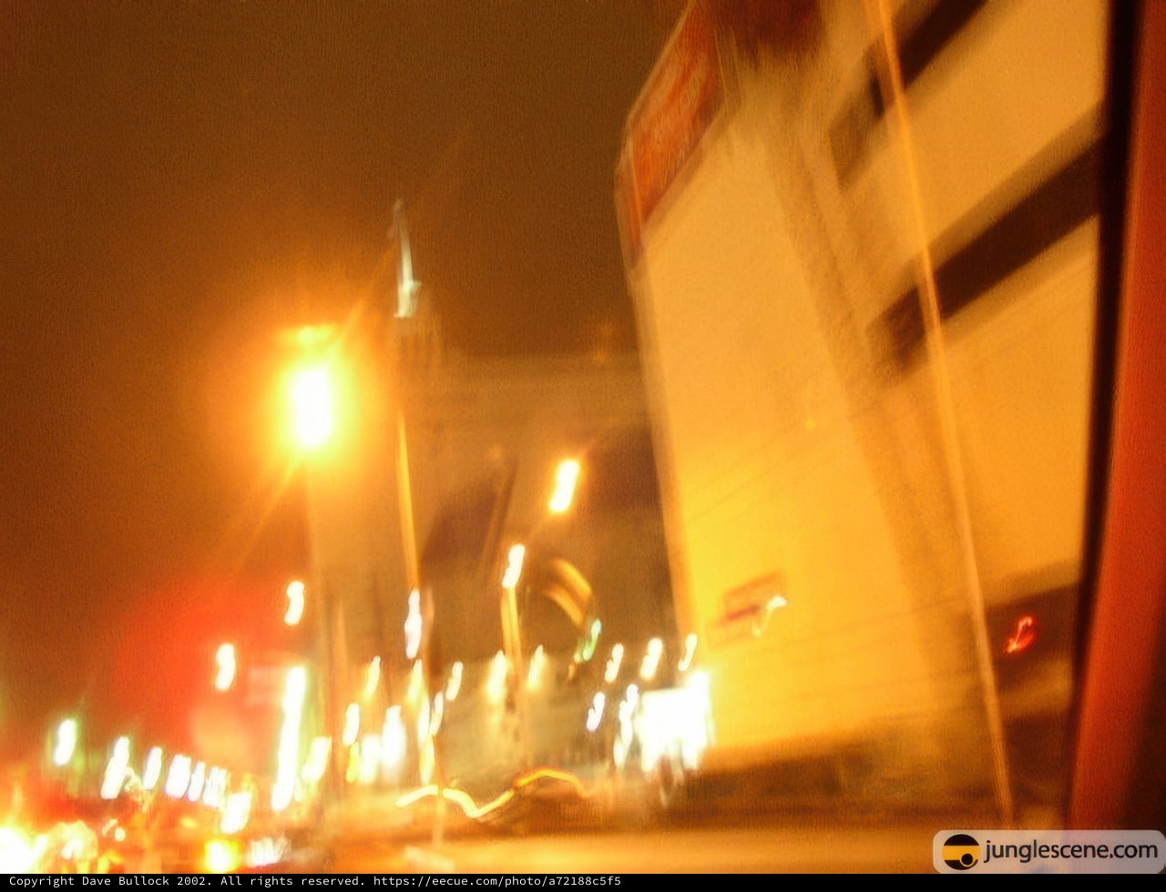 Blurry Metropolis Night