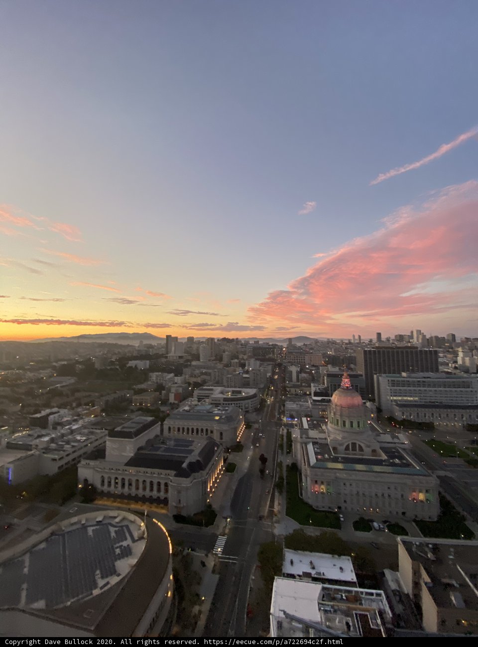San Francisco Sunset Cityscape