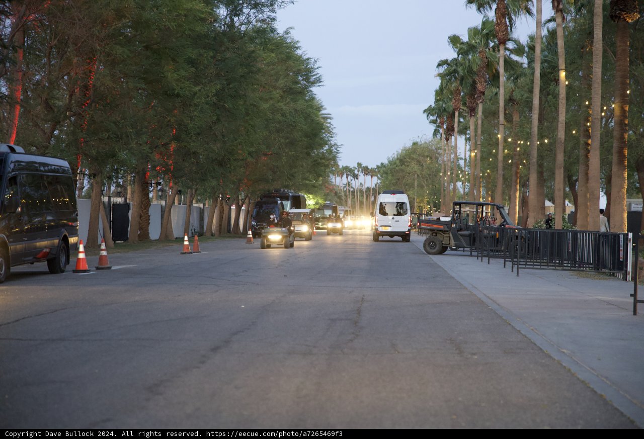 Twilight Traffic at Coachella 2024