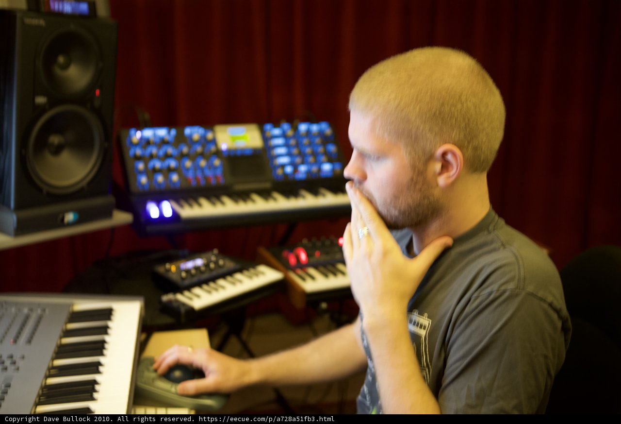 The Maestro at His Keyboard