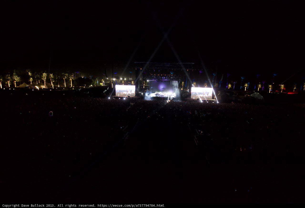 Bright Lights on the Coachella Stage
