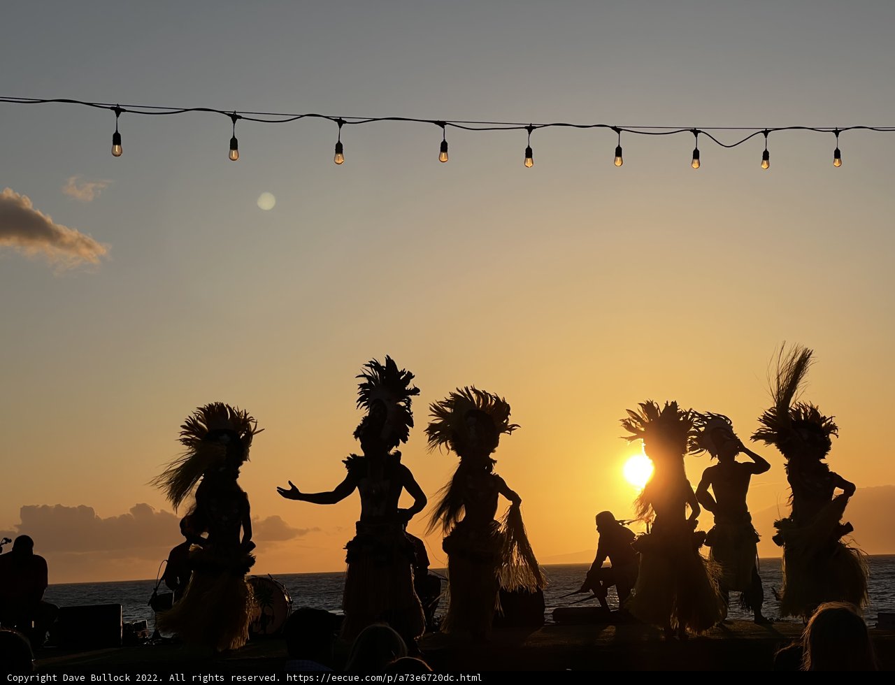Sunset Hula Dancing on Maui Beach