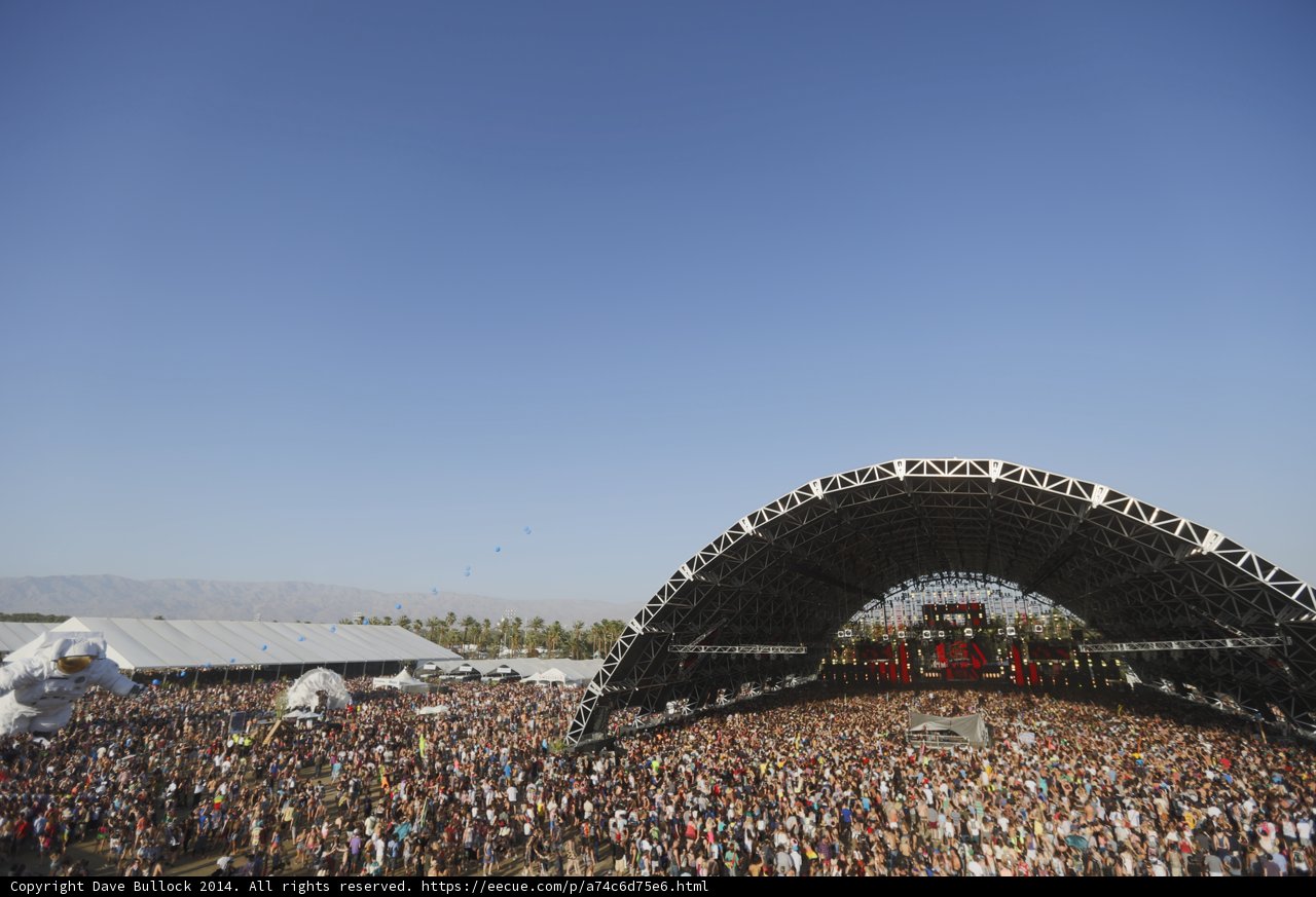 Raging Audience at Coachella Concert