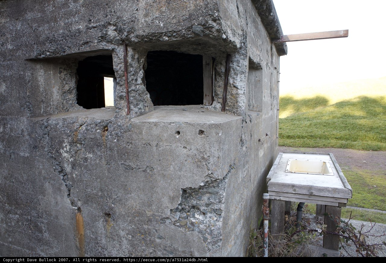 Concrete Bunker at Point Bonita