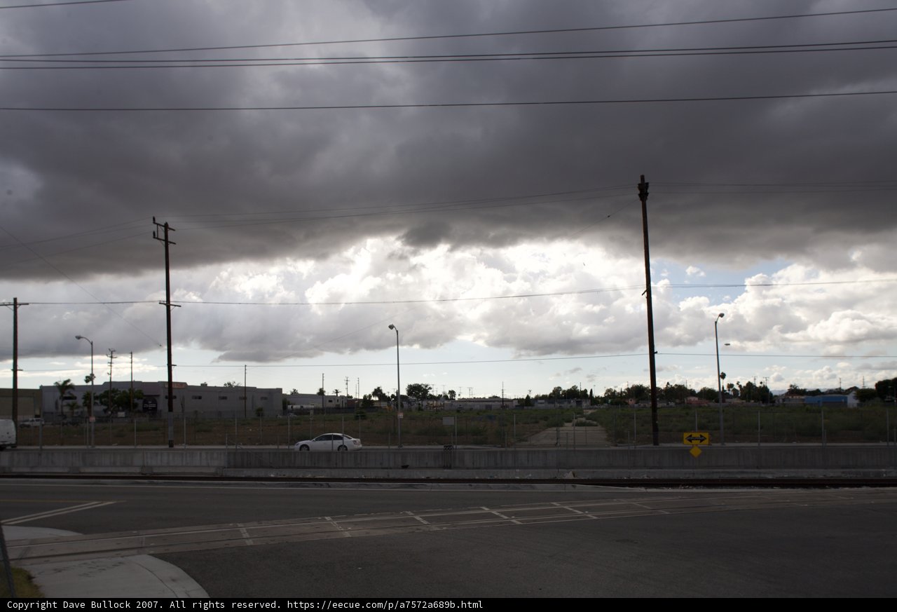 Cloudy Sky Above the Urban Landscape