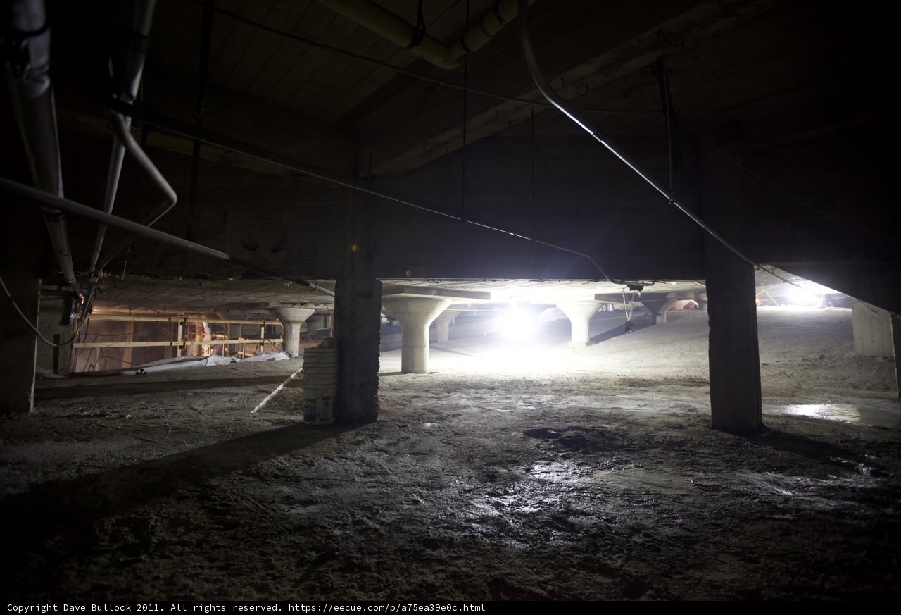 Illuminated Basement Room