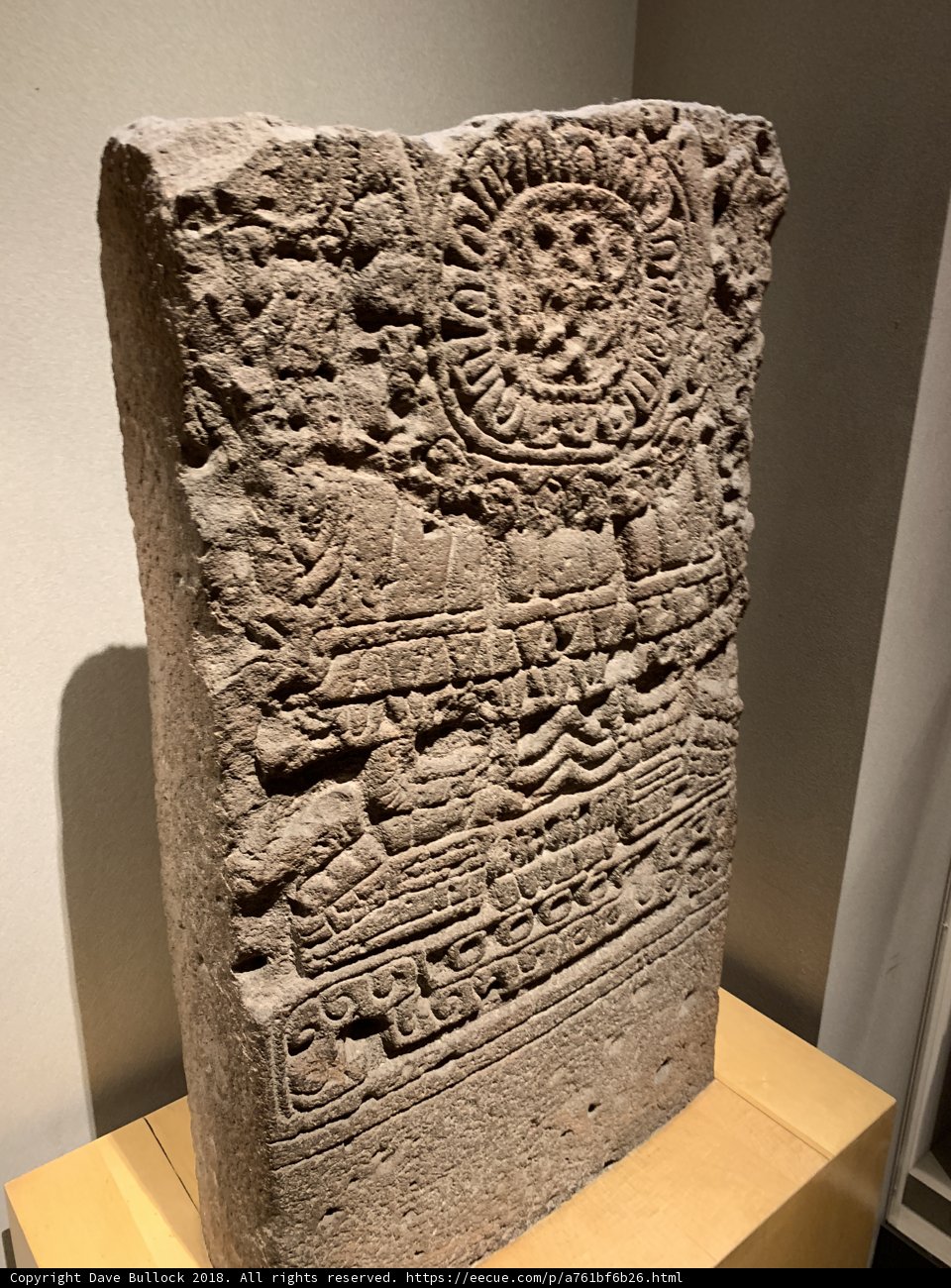 Sun and Moon Stone Slab