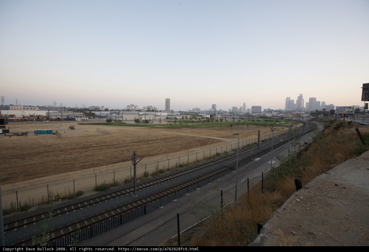 City Rush from a Train Track