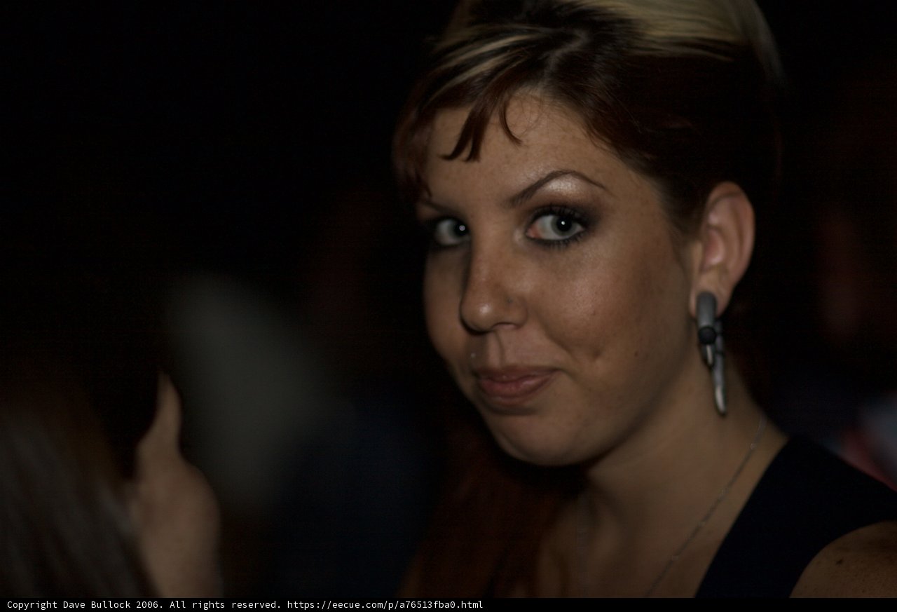 Dark-haired Beauty with Earrings