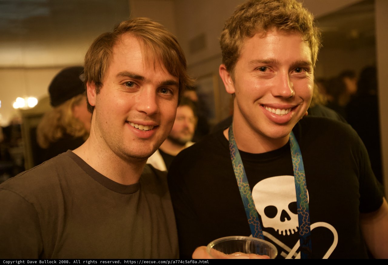 Two Men Toasting