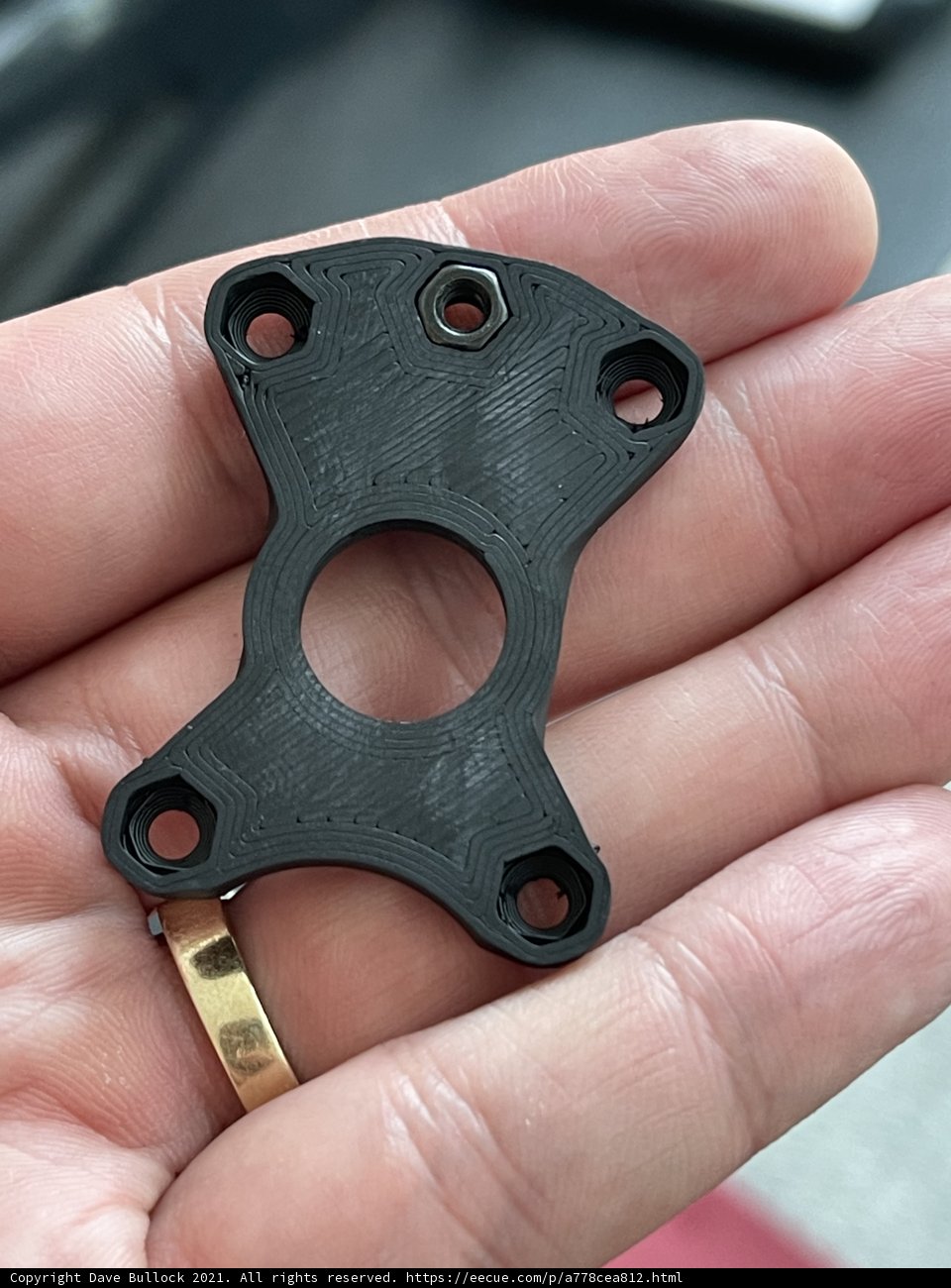 Mysterious Black Part in Hand
