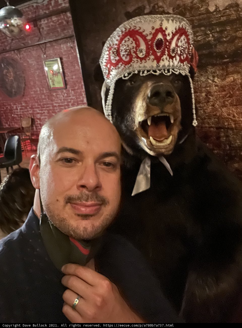 Crowned Bear and Dave B in Austin