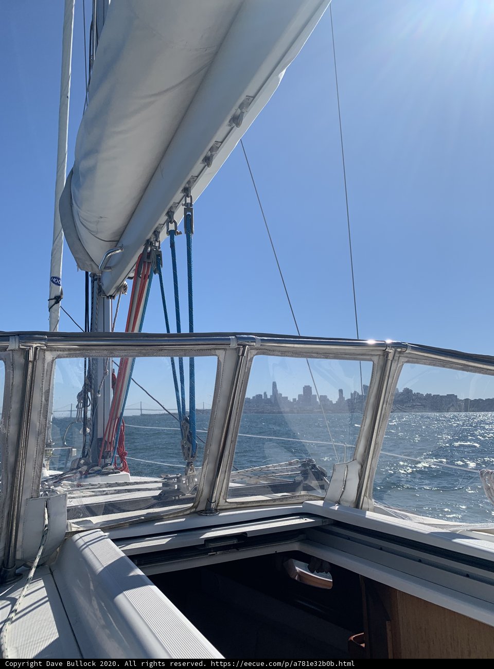 Sailing through the San Francisco Bay