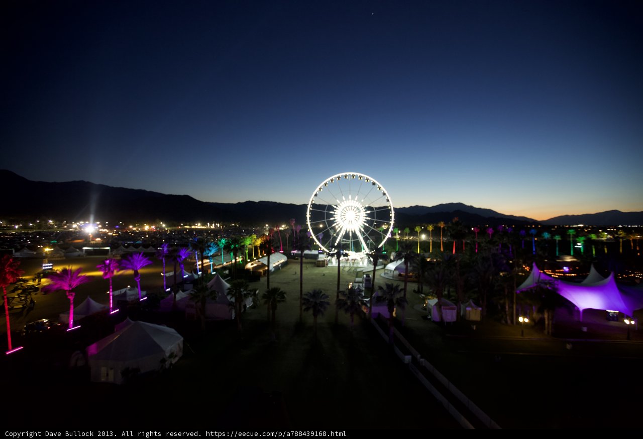 Illuminated Wonder at Coachella Night