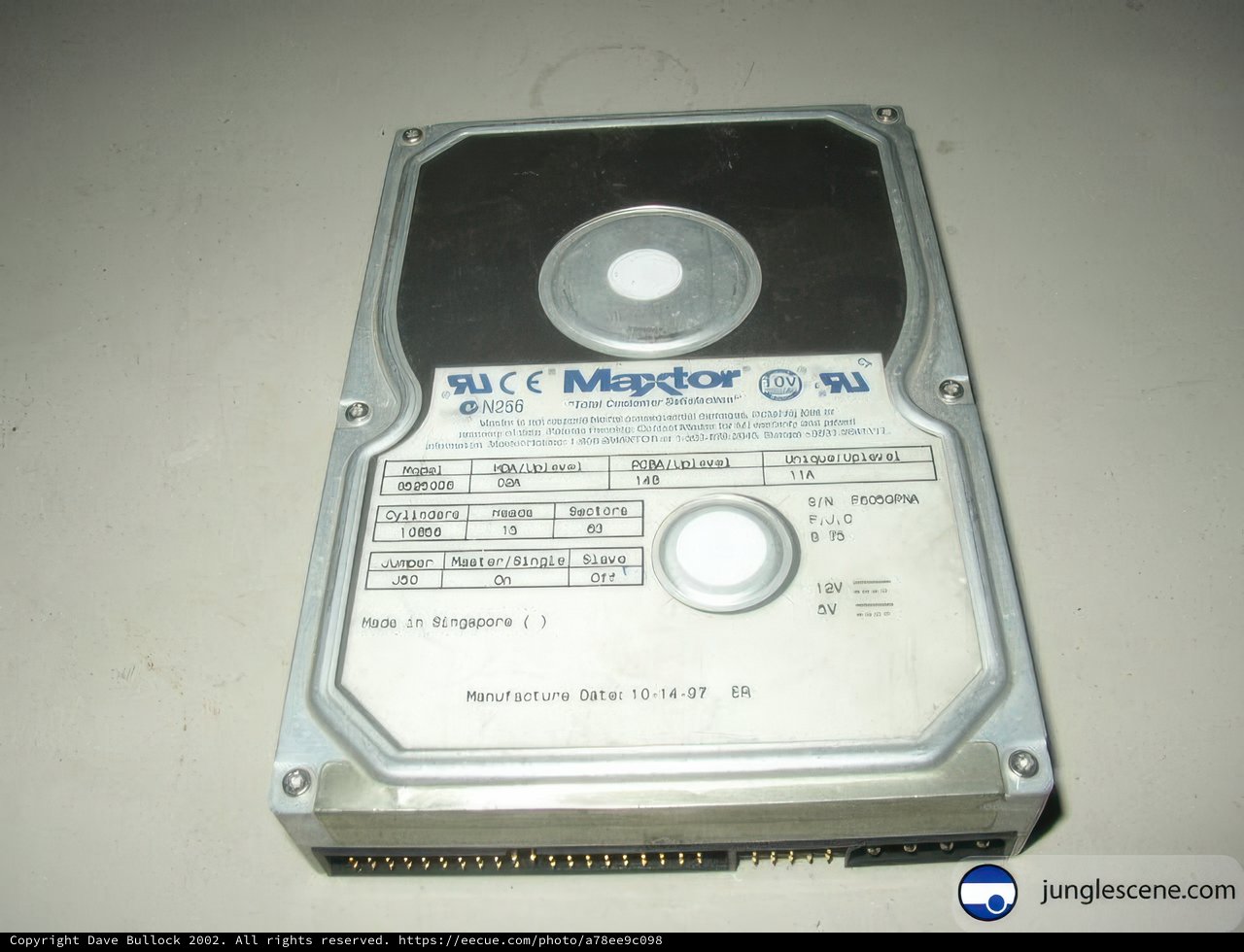 Vintage Dell Magnator Hard Drive