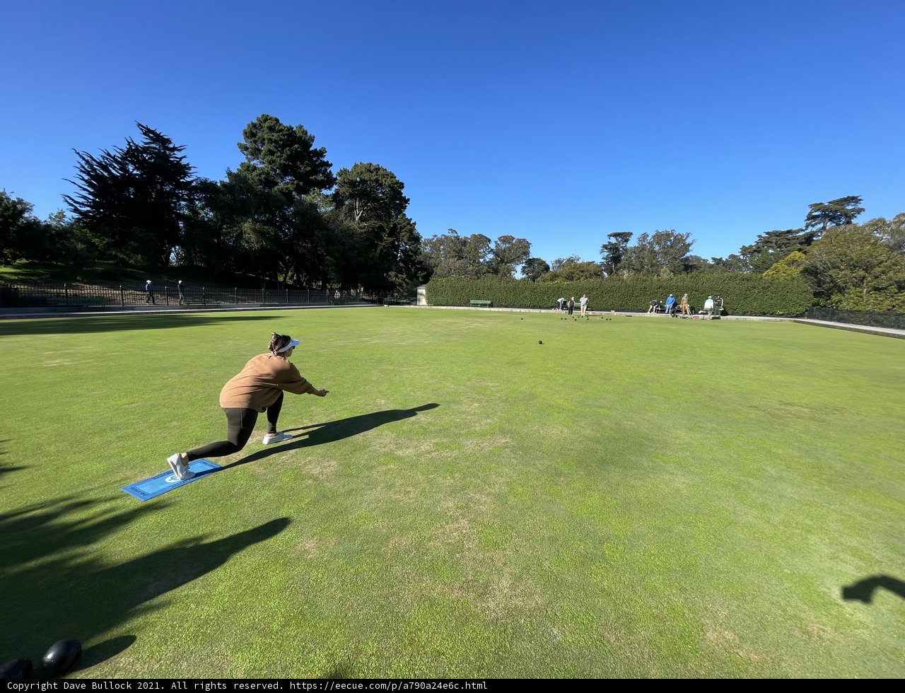 A Game of Croquet on a Sunny Day