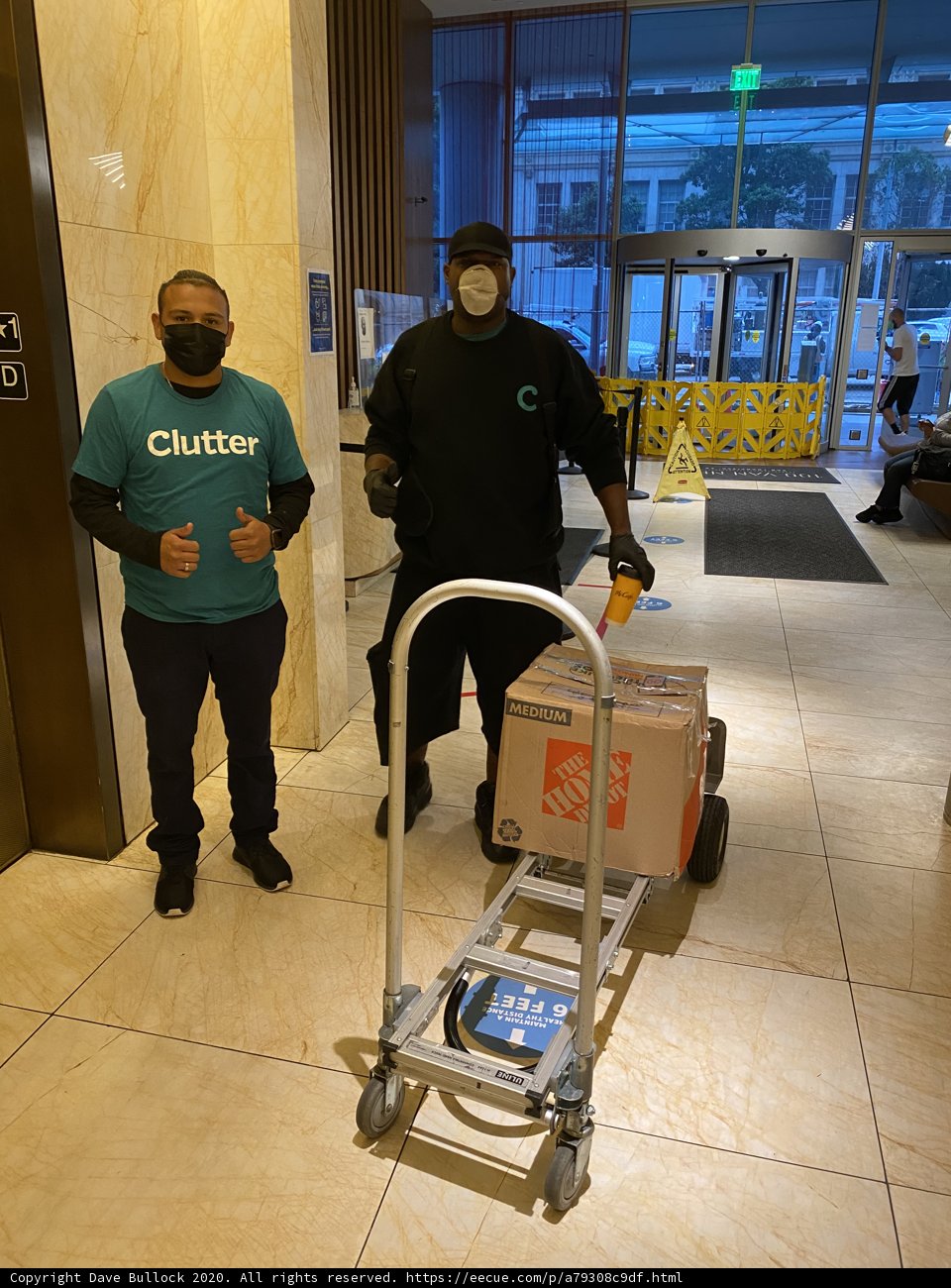 Masked Men and Their Cart