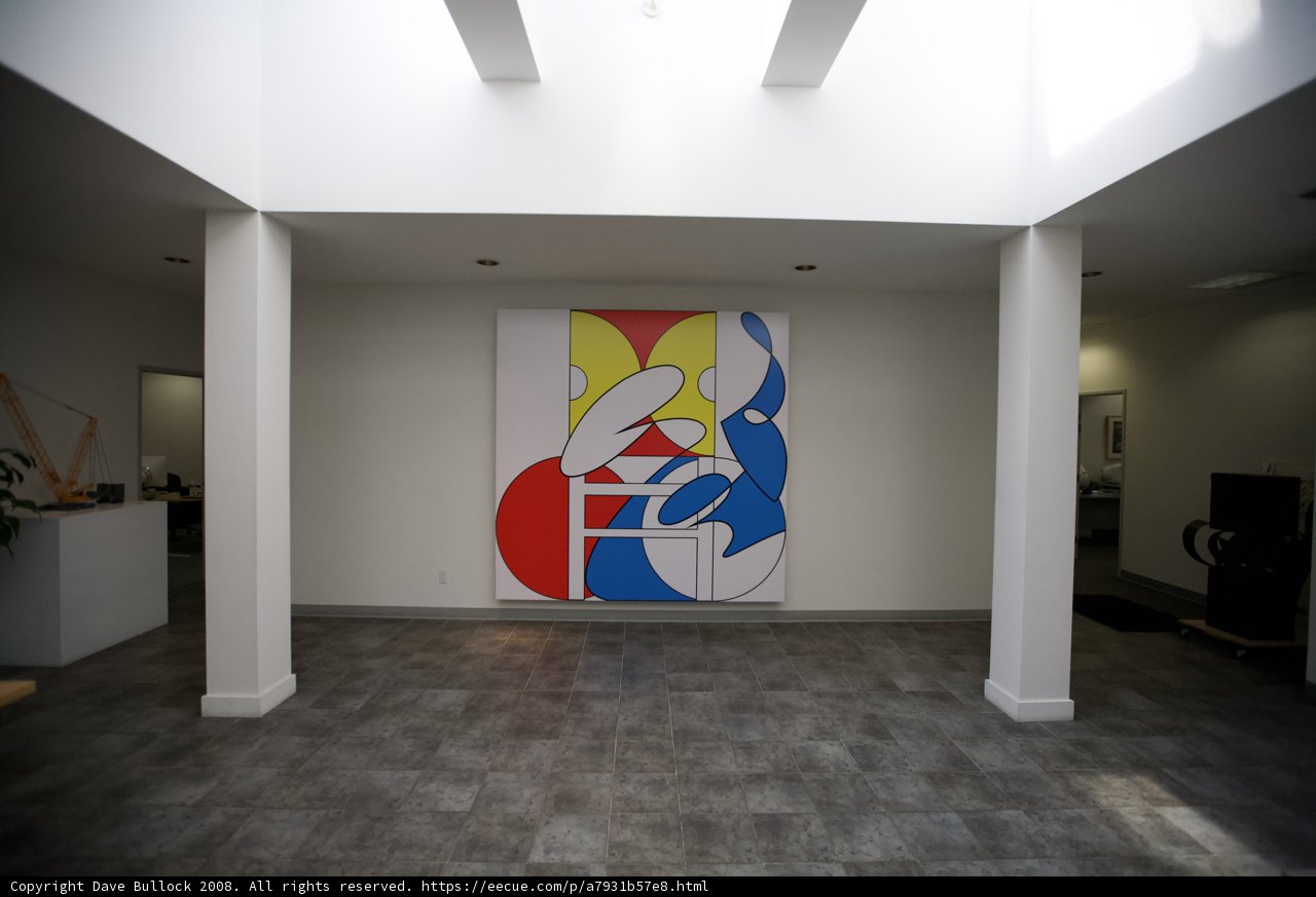 A Grand Painting in a Bare Room