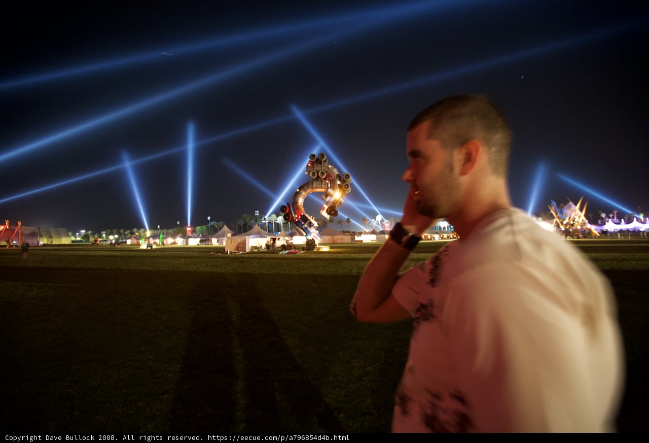 Illuminated Coachella Night