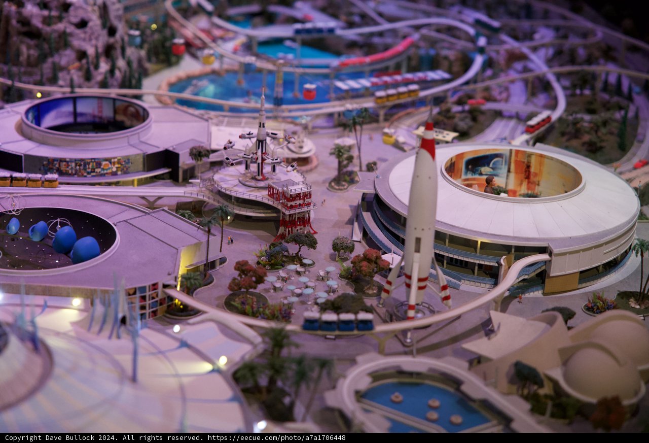 Miniature Magic: Train in the Cityscape